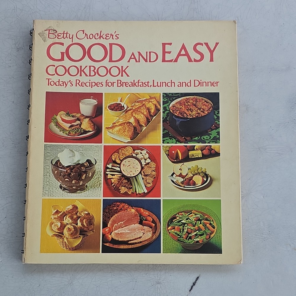 Betty Crocker Good and Easy Cookbook 1971 First Printing Spiral Bound