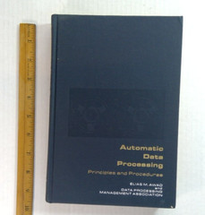 Vintage Computer Programming Book 1966 Automatic Data Processing Elias Awad DJ H
