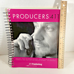 Producers 411 Summer 2002 Vintage Hollywood Spiral Paperback Book 528 pages!
