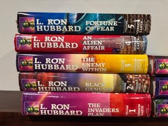 L. Ron Hubbard 1,2,3,4,5 & 8,9,10 / INVADERS PLAN AN ALIEN AFFAIR DISASTER etc..