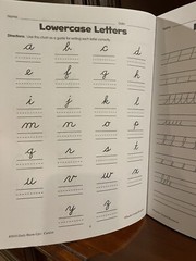 Cursive writing practice handwriting book workbook beginner Grade 2 3 4 School