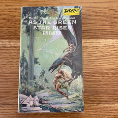 Complete Green Star Series by Lin Carter. Books #1-5. Vintage DAW yellow spines.