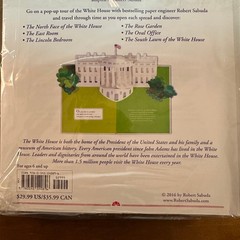 The White House Pop Up Book Robert Sabuda Pop Up Signed 1st edition 2016