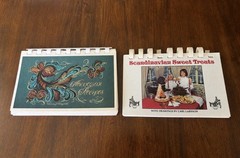 Vintage Scandinavian Cookbook Lot-Norwegian Recipes & Scandinavian Sweet Treats