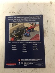 Lot Of 11 Scholastic Lego DC Phonics Pack 2 #1,2,3,4,5,6,7,8,10, WORKBOOK 1&2