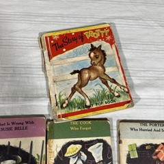 9 Vintage 1960 3 1/2” Little Books By Capital Publishing Cook Engineer Doctor A1