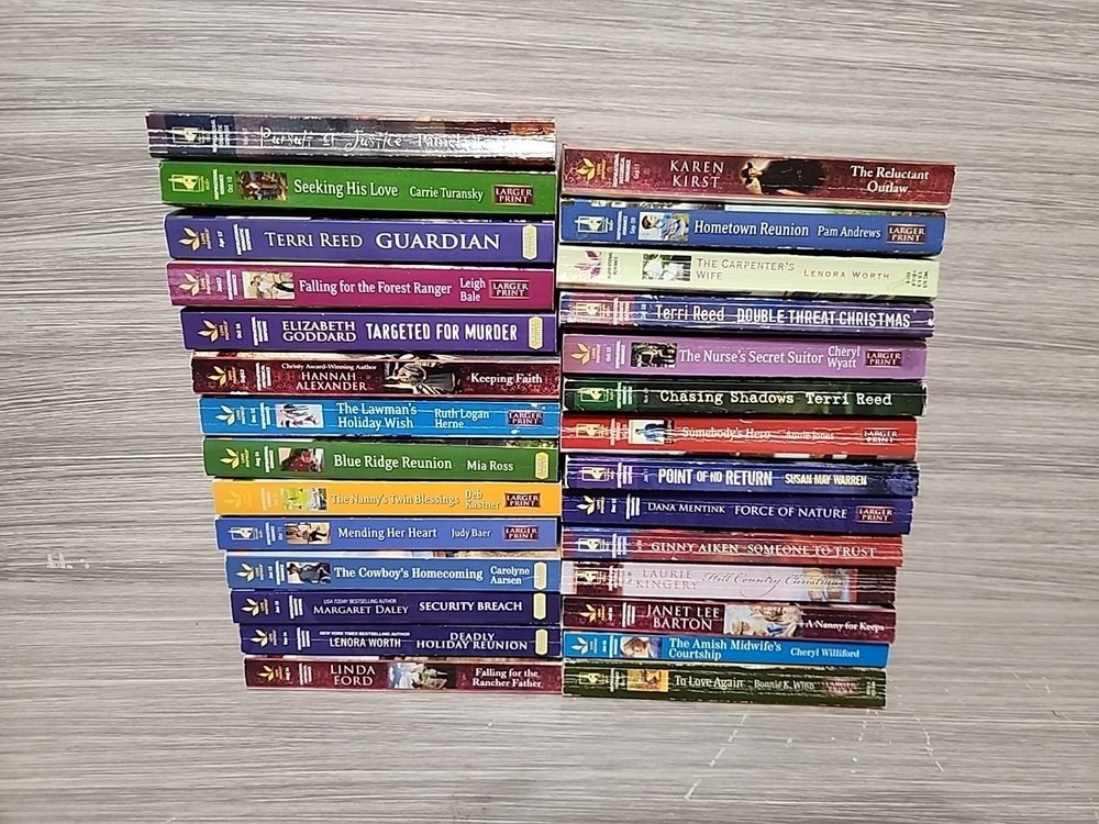 Lot of 28 Assorted Paperback Books, Novels Mixed Genres/Authors/Titles