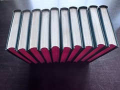 1883 ROLLO’S TOUR IN EUROPE by Jacob Abbott Box Set of 10 Books EX