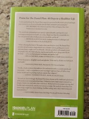The Daniel Plan Ser.: The Daniel Plan : 40 Days to a Healthier Life by Daniel G.