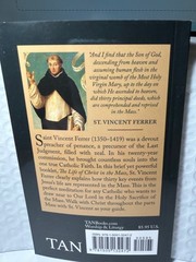 The Life of Christ in the Mass by St. Vincent Ferrer (2024) $1.32 Ship for one.