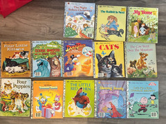 Lot Of 13 Little Golden Book mixed Children’s Books – Rabbit is Next – Sesame St