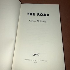 The Road by Cormac McCarthy First Edition 2nd Printing Post apocalyptic Fiction