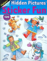 Hidden Pictures Sticker Fun #1 (Snow – Paperback, by Highlights – Acceptable