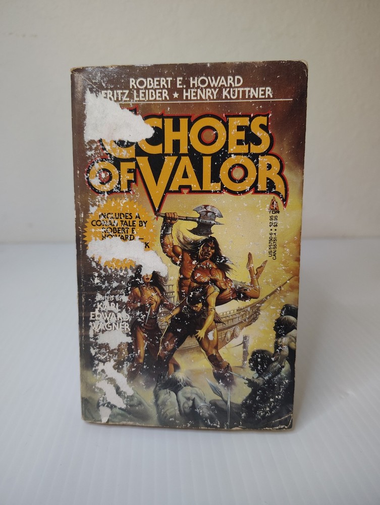 Echoes of Valor: Karl Edward Wagner (PaperBack Novel 1987) Robert E Howard 1st