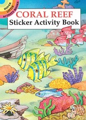 Coral Reef Sticker Activity Book (Dover Little Books Stickers)