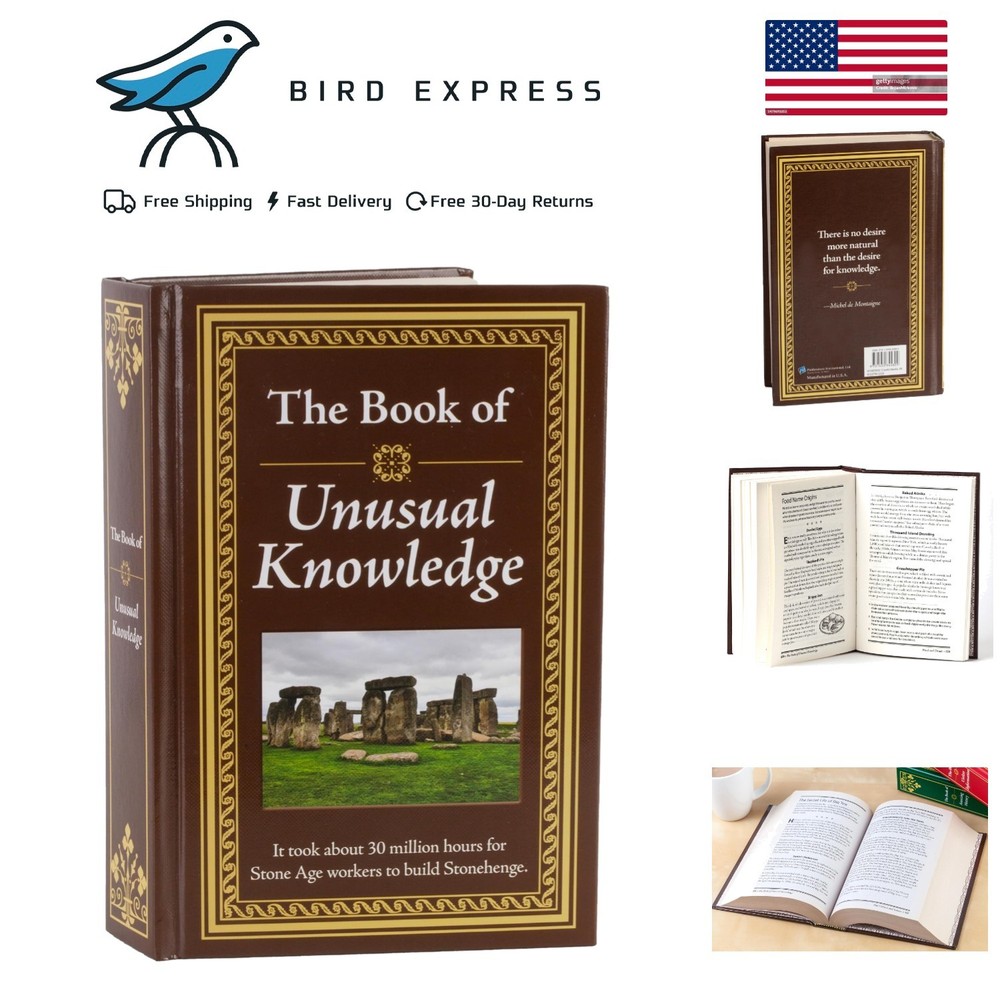 The Book of Unusual Knowledge: Big Book of Fascinating Facts & Info – Hardcover