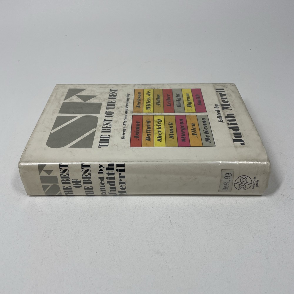 Vintage Sci Fi Fantasy Hardcover Book Anthology Best of the Best Merril