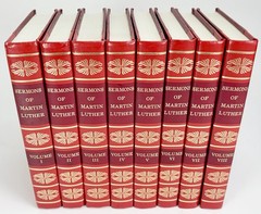 Sermons of Martin Luther Complete 8 Volume Set Baker Book House – 1983 Printing