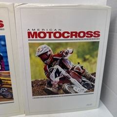 American Motocross Illustrated Simon Cudby Hardcover Fox Racing + Volume 2