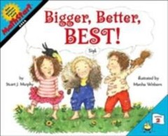 Bigger, Better, Best!: A Fun MathStar- paperback, 9780064462471, Stuart J Murphy