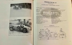 DIE GESCHICHTE DER BUGATTI AUTOMOBILE, GERMAN TEXT, 1970, 168 PAGES, NEW BOOK