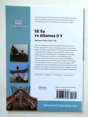 Osprey Duel Series „SE 5a vs. Albatros D V – Western Front 1917-18” Book No. 20