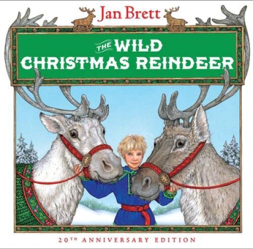 The Wild Christmas Reindeer – Hardcover By Brett, Jan – GOOD