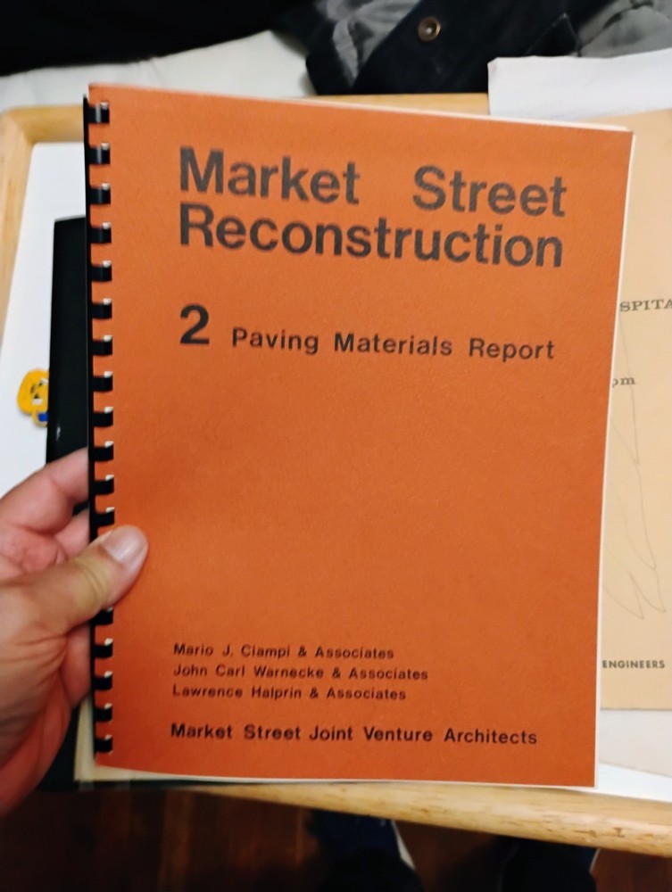 1968 San Francisco MARKET ST. RECONSTRUCTION REPORT #2 Joint Venture Architects