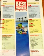 2002 The Best of Monaco Softcover Book Monaco The Finest in Tourism 174 Pages