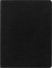 Moleskine Cahier Journals, Soft Cover, XL (7.5″ x 9.5″) Ruled/Lined, Black, 1…