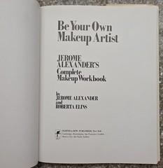 Vintage 1983 Be Your Own Makeup Artist Jerome Alexander Complete Workbook Vtg