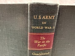 U.S. Army World War II (Green 1949 HC Book) War In Pacific: Guadalcanal ~ Maps