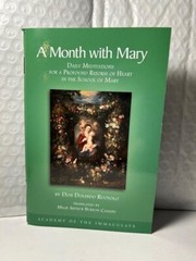A Month with Mary: Meditations In the School of Mary ( NEW $4 ) Ship for $1.25