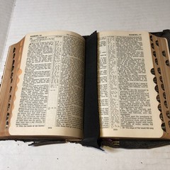 Vtg King James Version Holy Bible Red Letter Edition National Bible Press CRI