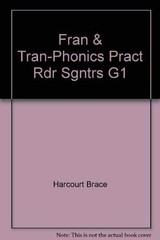 Fran & Tran-Phonics Pract Rdr Sgntrs G1 – Jennifer Marks-Kusturus – Perfect …