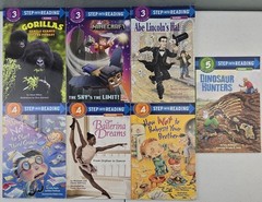 Step Into Reading Lot of 31 Mixed Paperbacks – Barbie, Disney, DC Super Friends