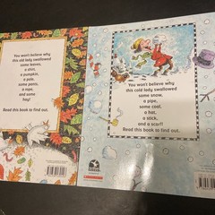 There Was An Old Lady Series Books by Lucille Colandro Lot Of 7 PBs & BB