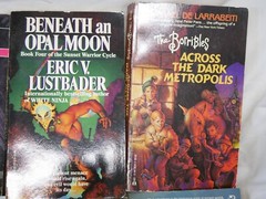 12 Sci-Fi Books Lustbader-Rucker-Lanier-Rosenberg-Roberson-Le Guin-Lyon-Laumer