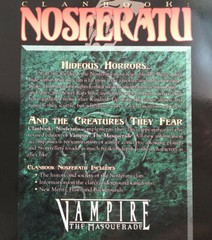 Nosferatu – Revised Edition – Clanbook (Vampire the Masquerade) White Wolf