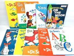 10 Dr Seuss book lot of Hardcover Books collection kids New and Vintage – GOOD