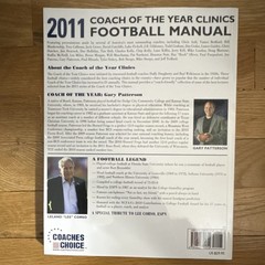 Coaches Choice 2011 Coach of the Year Clinics Football Manual Earl Browning PB