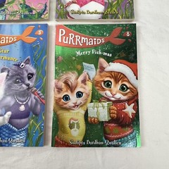 Purrmaids Books 1,2,3,4,5,8 Kitten Stories Ages 6-9