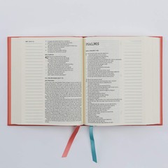 Net Bible, Journal Edition, Cloth Over Board, Coral, Comfort Print: Holy…