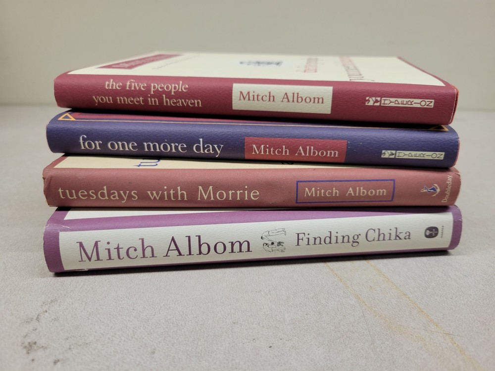 Lot of 4 Mitch Albom Hardcover Books