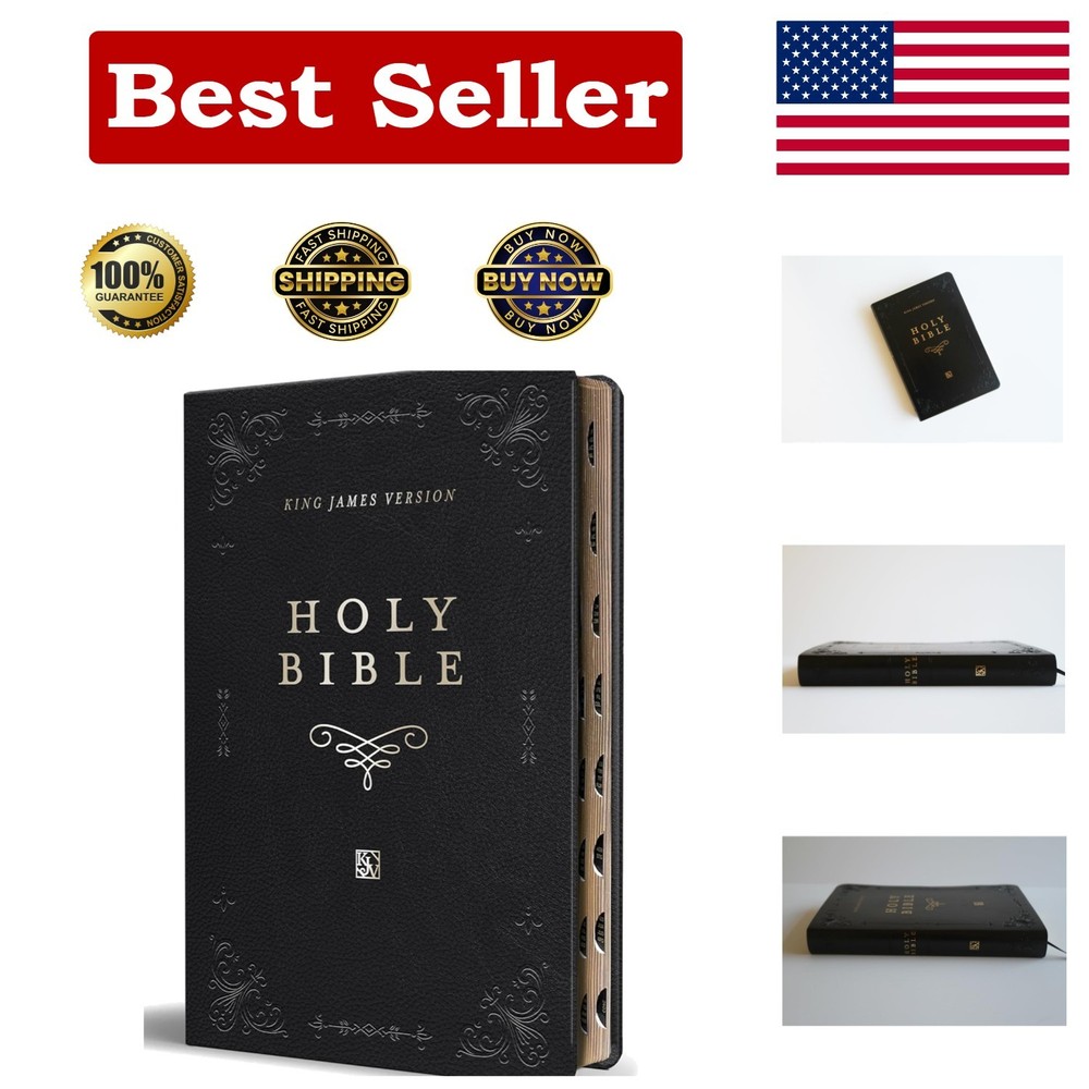 Thinline KJV Holy Bible with Giant Print and Convenient Thumb Index, 1408 Pages