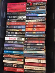 Lot Of 10 Suspense Crime Mystery Thriller Fiction Paperback Books Random Mix Lot