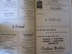 NOSTALGIC 1961 WINNIPEG CANADA SHOPPERS GUIDE & COOK BOOK GOOD COND! FREE SHIP!