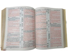 Holy Bible King James Version Red Letter Edition Family 1971 Heirloom Hardcover