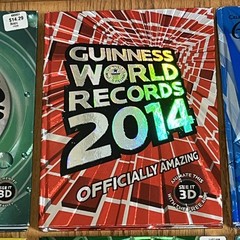 Guinness World Records Book Lot 2013 2014 2015 2016 2017 2019 & Ripleys PlsCDesc