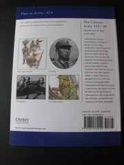 OSPREY MEN AT ARMS #424 THE CHINESE ARMY VG/NN